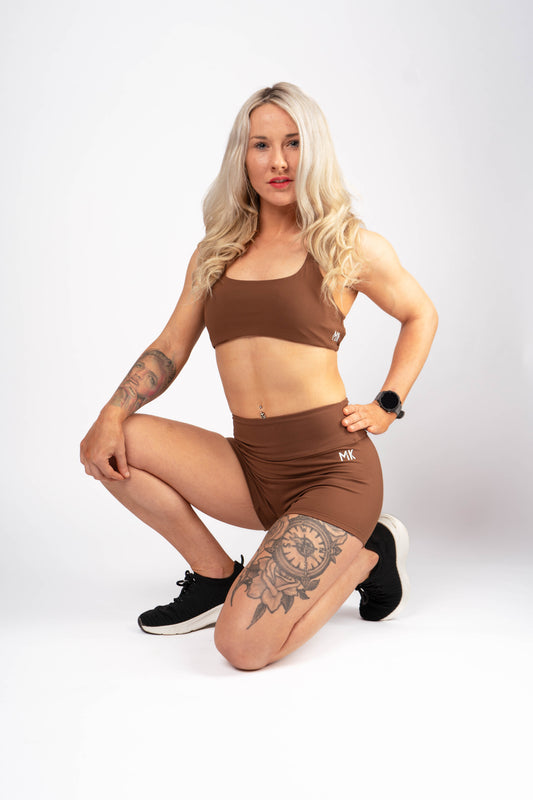 MK Motion Seamless Sports Bra - Vanilla Brown