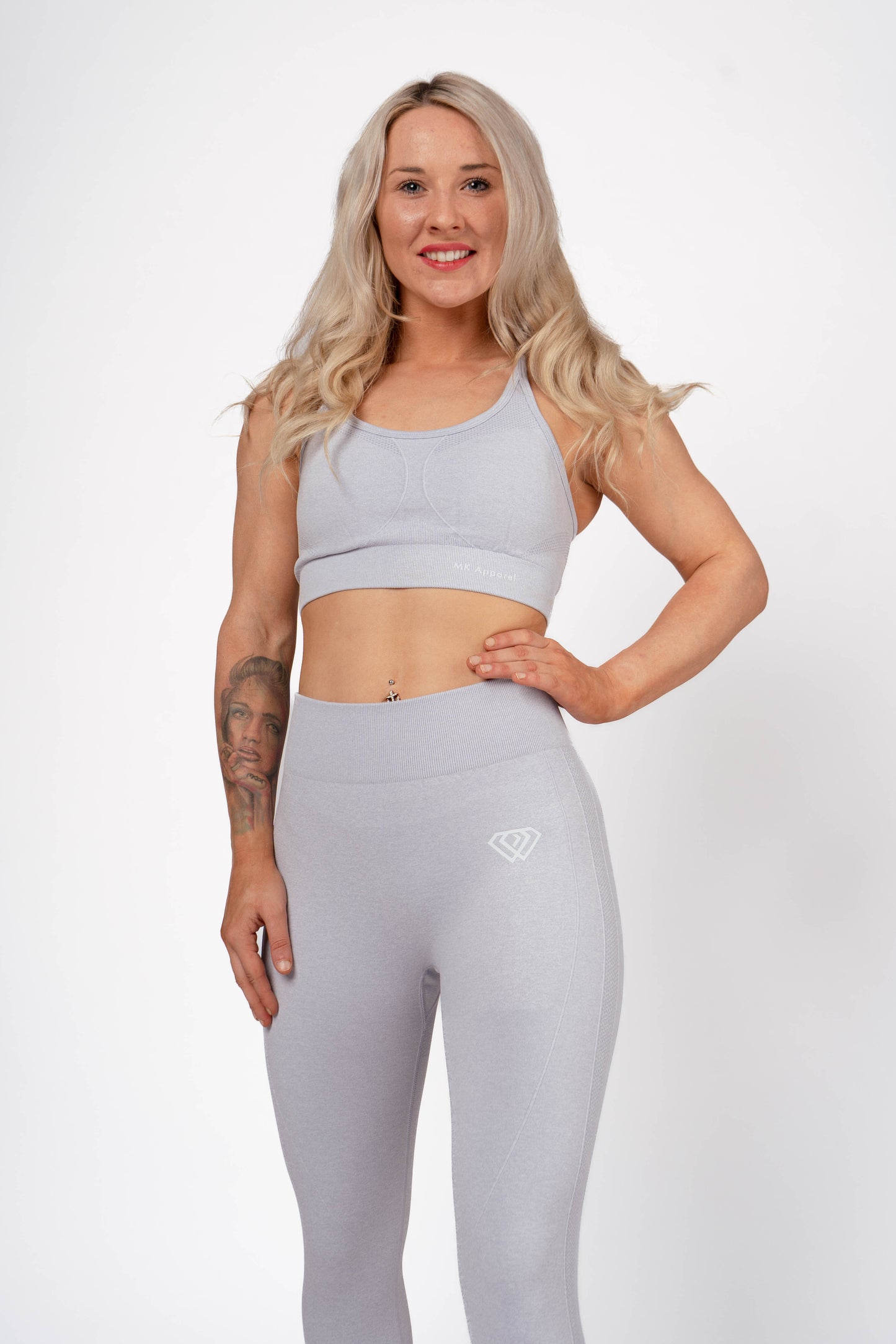 MK Seamless Leggings - Ice Blue