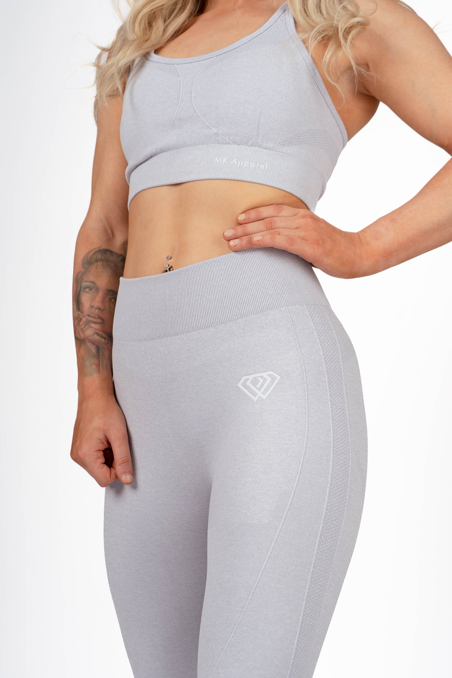 MK Seamless Leggings - Ice Blue