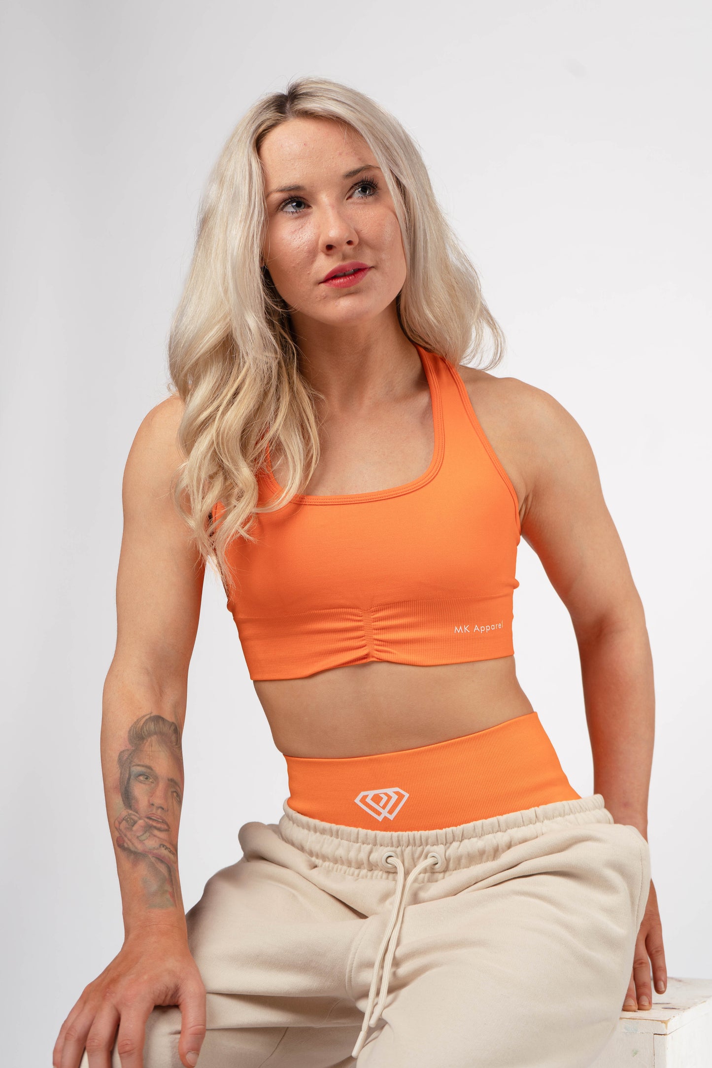 MK Seamless Sports Bra - Burnt Orange