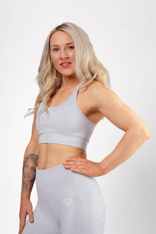 MK Seamless Sports Bra - Ice Blue